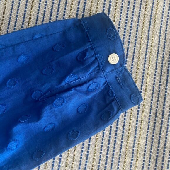 J Crew new blue blouse size XS - Picture 3 of 9